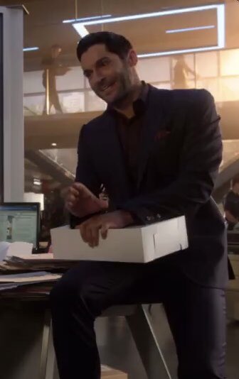 Lucifer’s wardrobe in 4x06 Orgy Pants to WorkI knew I couldn’t leave out the orgy pants but I also wanted this thread to remain pg-13 so y’all get the evidence tape instead of Lucifer’s ass