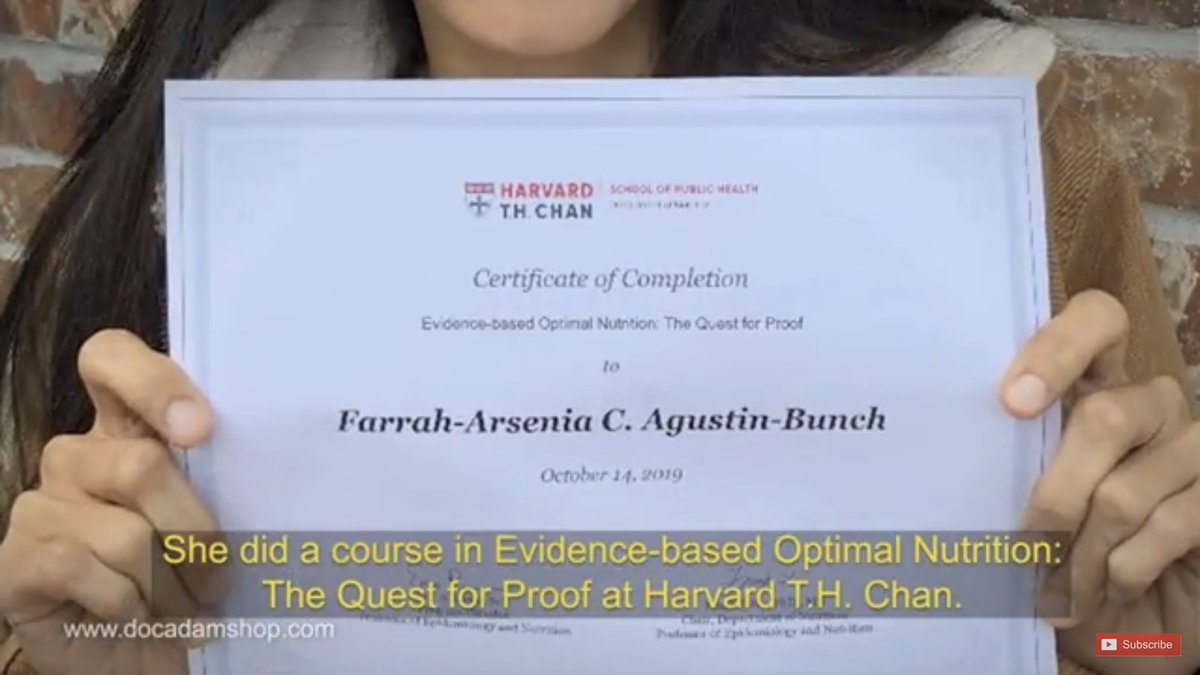 And nag-online course lang pala si Dr. Farrah for only $49 dollars in Harvard website??? And Considered herself as a Graduate of Medical Doctor at Harvard University???? 10 years in medicine is shaking. 20 years experience in the field of medicine of Doc Adam left the group