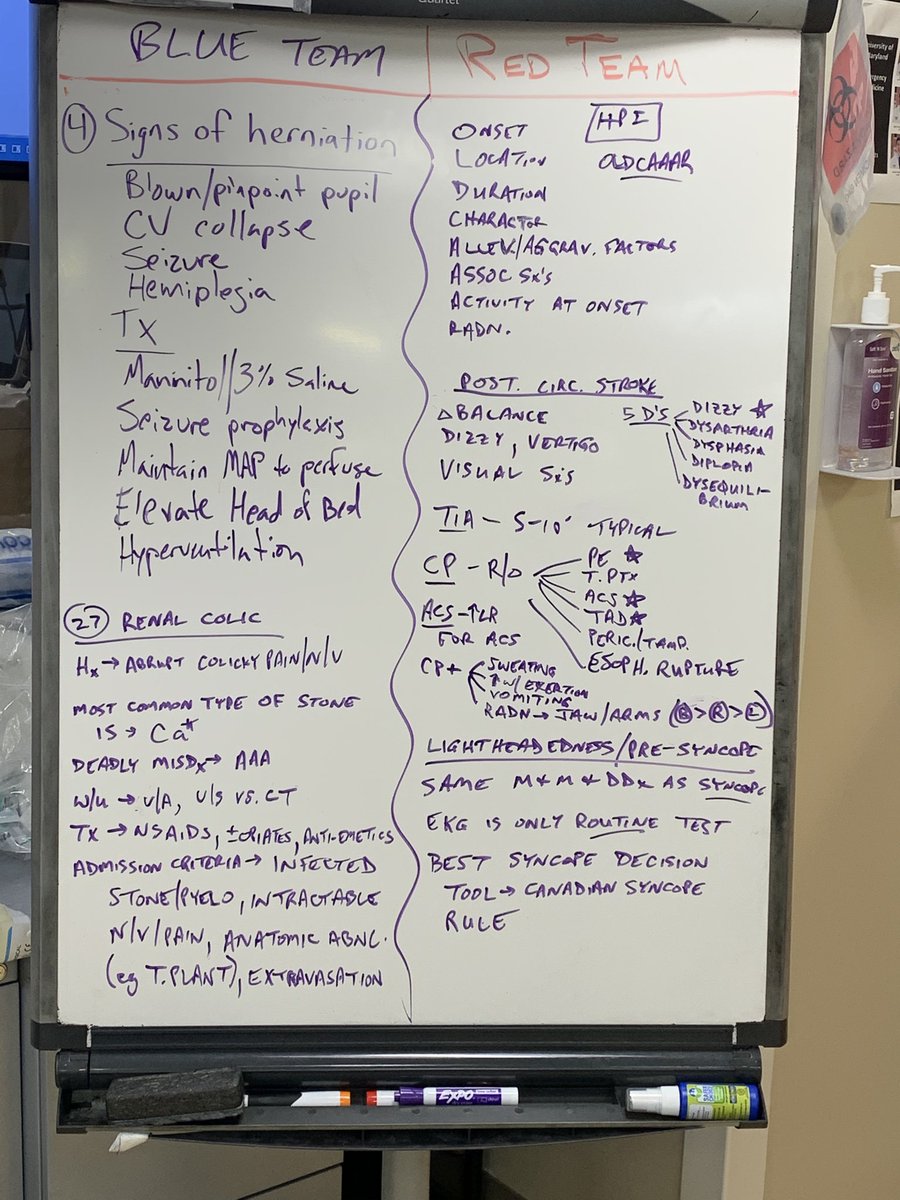 amalmattu's tweet photo. Thursday night shift ⁦@UMEmergencyMed⁩ #foamed #WhiteBoardTeaching https://t.co/gLegsVtjqR