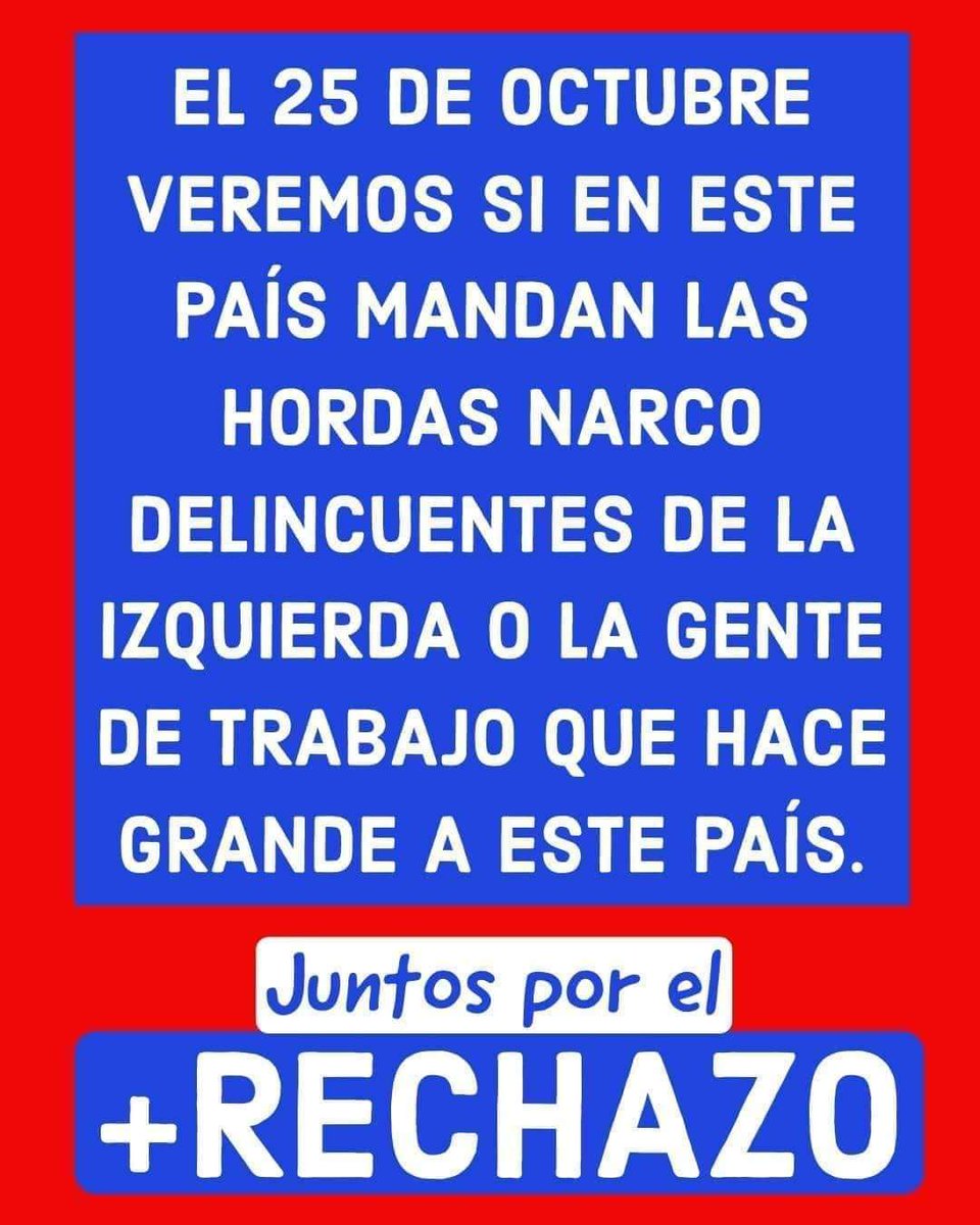 Distrito13RN's tweet photo. #RechazoSalvaChile https://t.co/EBlfmH0VrQ