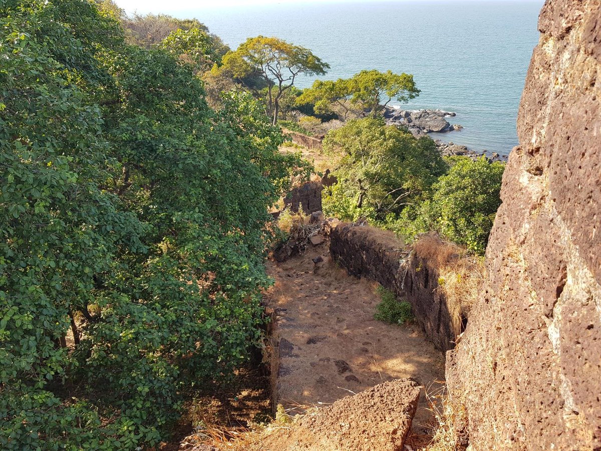 1. First one is Cabo de Rama fort. It is believed that Lord Ram visited this place with Mata Sita and Lakshmana during his 14 years of Exile. Local Soola rulers built a fort at this place which was later occupied by Portuguese and they built a Cathedral inside it.