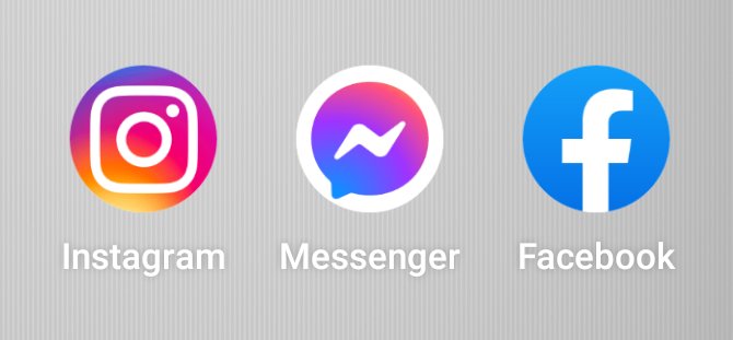 なかやま 業界地図 على تويتر Facebookグループ3兄弟 メッセンジャーのアイコンは前の青い方が好きだったけど Facebookの青とインスタの紫 ピンクを混ぜたのかな