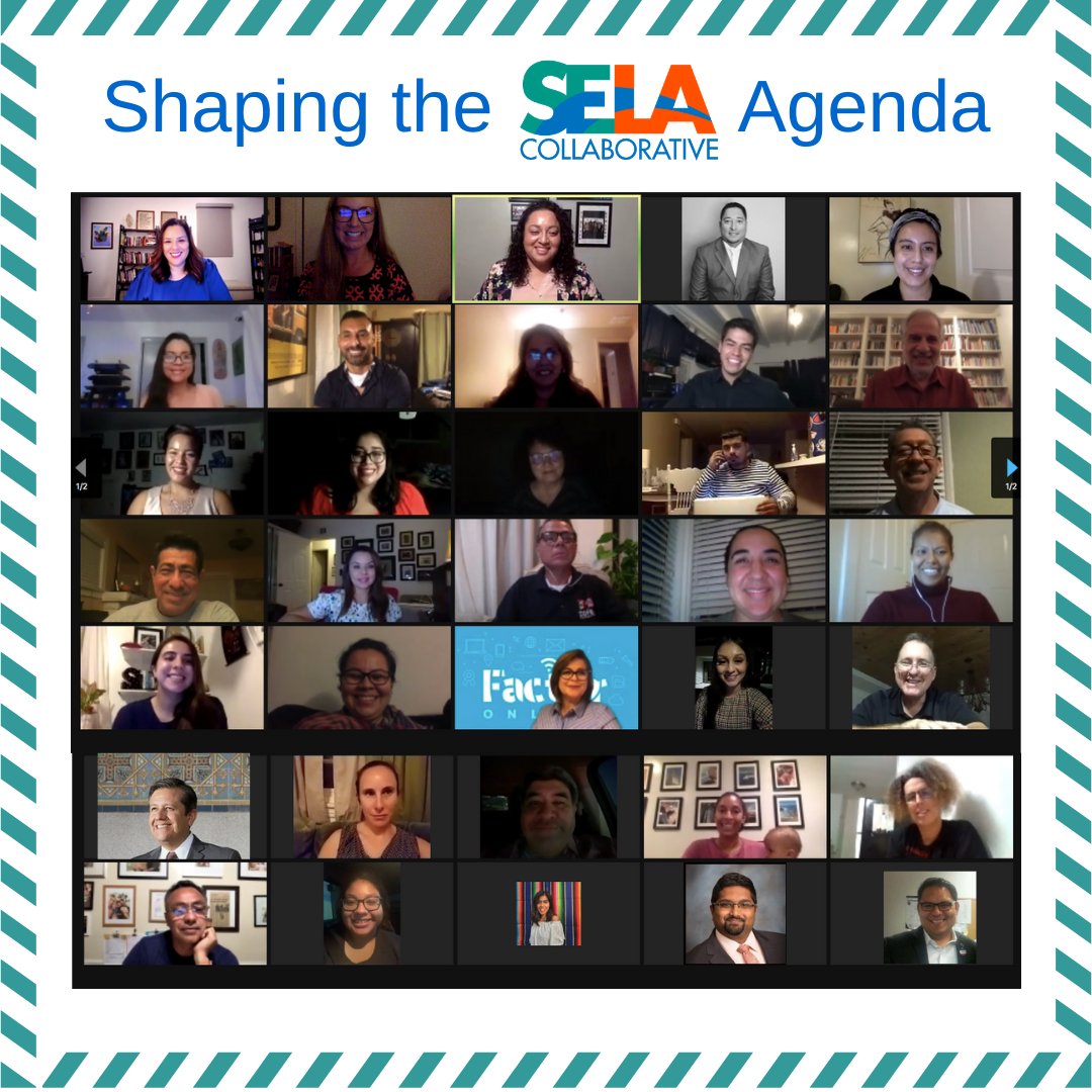 selacollab's tweet photo. It was such an honor to host Shaping the SELA Agenda webinar and discussion with a beautiful and diverse group of SELA Leaders. Thank you to Efrain Escobedo with @calfund, Eric Medina with Weingart Foundation and Miguel Santana with @NogoingbackLA
#SELALeaders #SELAStrong https://t.co/1MmIieUk32