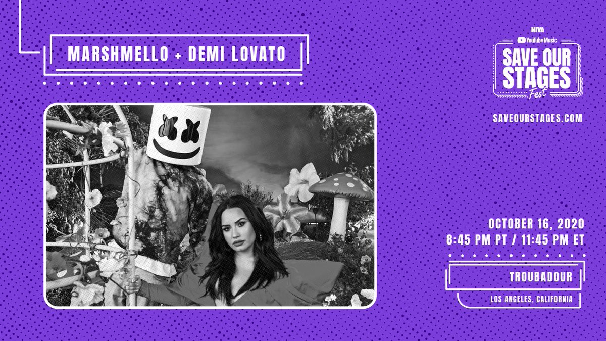 excited to return to @theTroubadour w/ @ddlovato tomorrow for a special performance to support @NIVAssoc.
tune in to #SOSFEST 🆘 tomorrow at 8:45pm PT to catch our set and consider donating → https://t.co/K2DVacmV4r #SaveOurStages https://t.co/uuVGFs9Evk