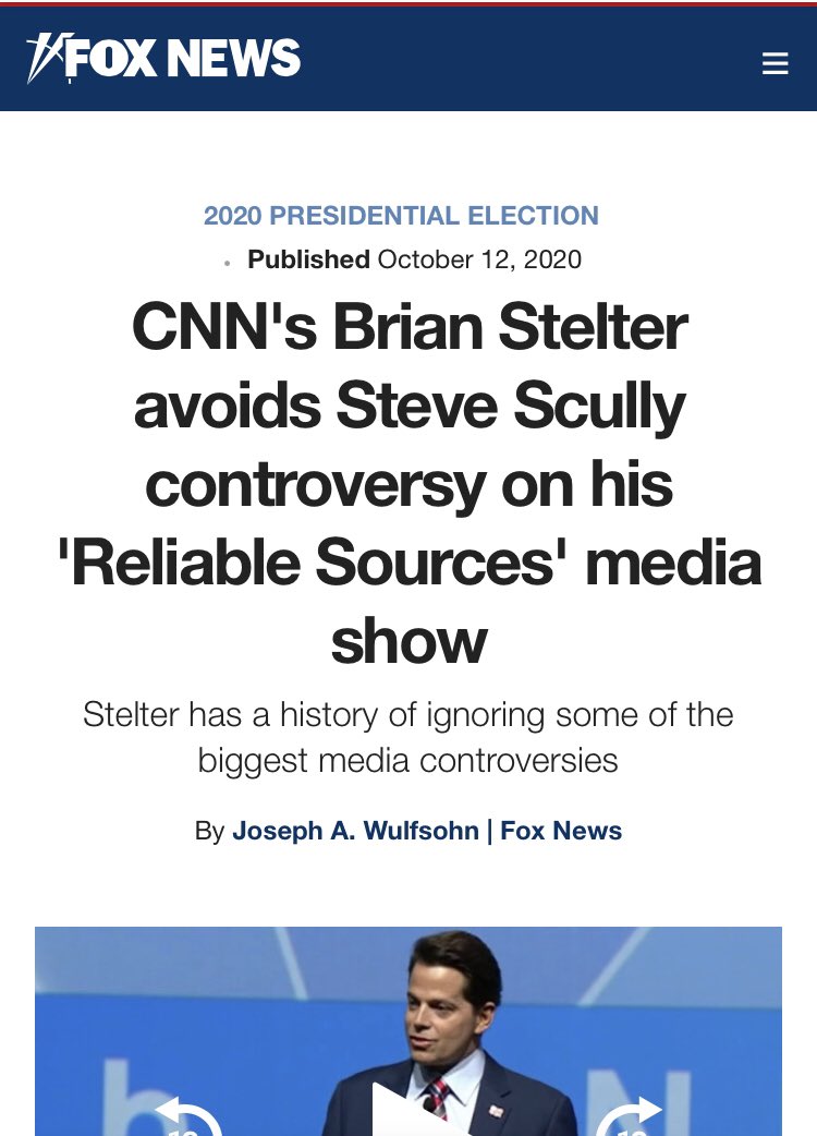 And the silence defense also helps.  @brianstelter has a show that talks about the media and what they’re doing. Somehow, the original Scully defense didn’t make it into the program. (H/t  @JosephWulfsohn)