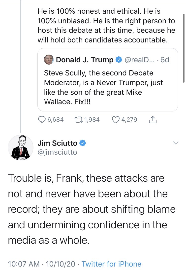 But even better may‘ve been the responses to his tweet. Here we’ve also got  @jimsciutto and  @JaredHuffman doubling down on it.