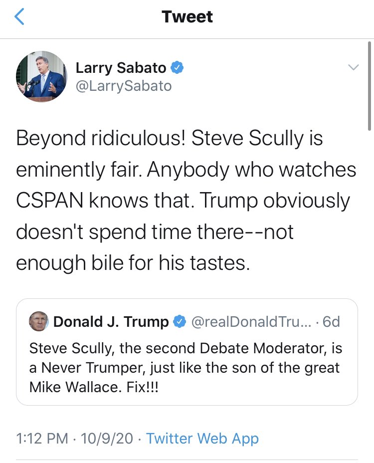 In retrospect, this one doesn’t seem “beyond ridiculous!” to me,  @LarrySabato.
