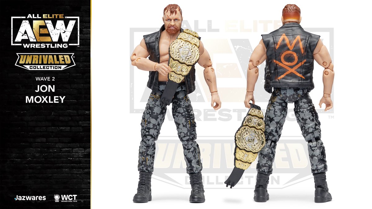 Coming soon to @walmart #AEWUnrivaled Series 2 @aew @jazwares....Complete with accurate head scarring!