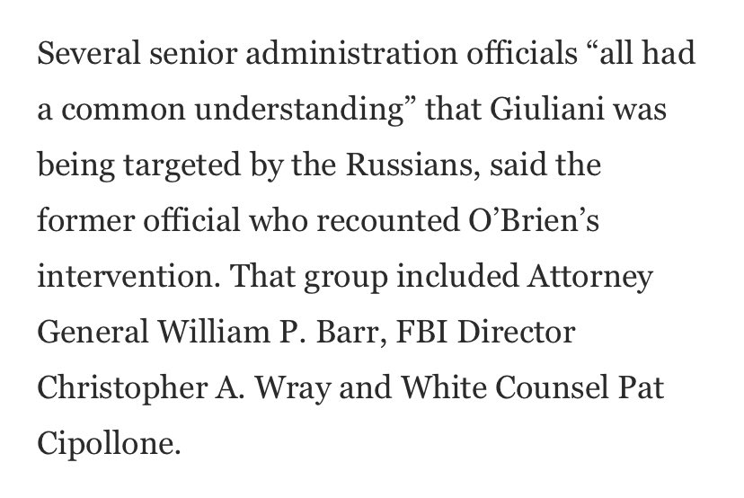Barr knew about all of this. He knew the whole time. And he covered this up or at the very least, completely disregarded solid intel