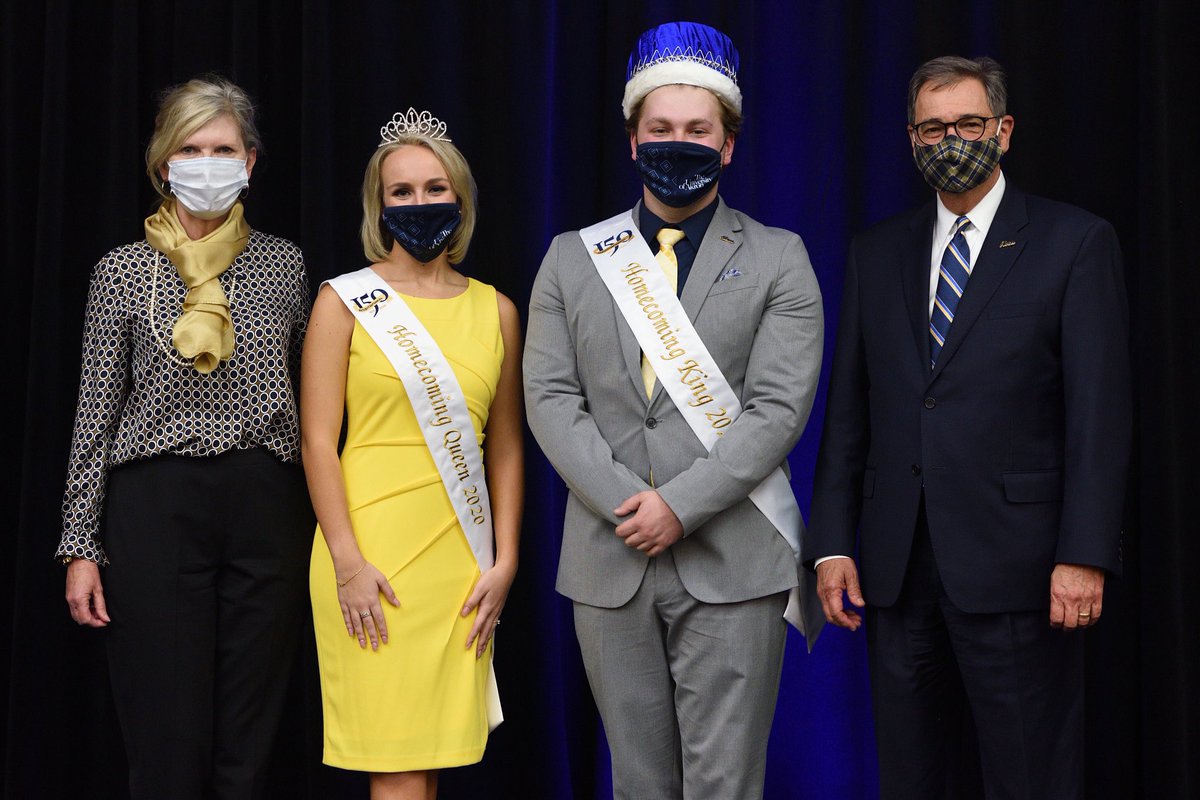 Congratulations to the 2020 Homecoming Queen and King: Kiarra Anderson (nominated by @UofA_PHC) and Brandon Counts (nominated by <a href="/AkronPhiDelt/">Phi Delta Theta OH-E</a>)!