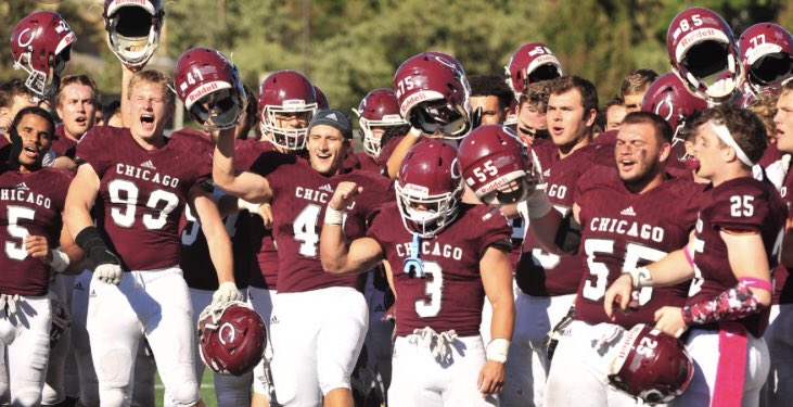 EnneyRyan's tweet image. After a great phone call with @UCCoachDavidson, I am pleased to have been offered admission support and a roster spot from The University of Chicago! @UChicagoFB