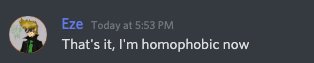hyper_rabies's tweet photo. Late but eze is fucking canceled #EzeIsOverParty https://t.co/2J2N3kaWAz