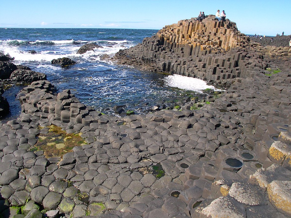 A few years ago I was working on a few animations for the re-release of Led Zeppelin's Houses of the Holy, and came across these incredible images of Giant's Causeway formations, in Northern Ireland.2/6