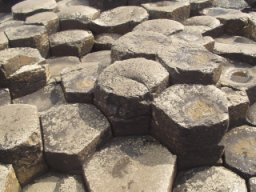 A few years ago I was working on a few animations for the re-release of Led Zeppelin's Houses of the Holy, and came across these incredible images of Giant's Causeway formations, in Northern Ireland.2/6