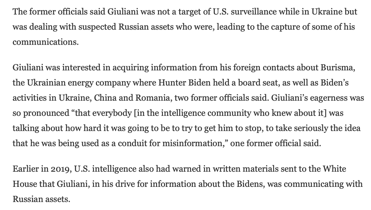 Giuliani got picked up by NATO/Belizean/HAM Radio/Cosplay intelligence services, because WHO IS THIS STUPID? 