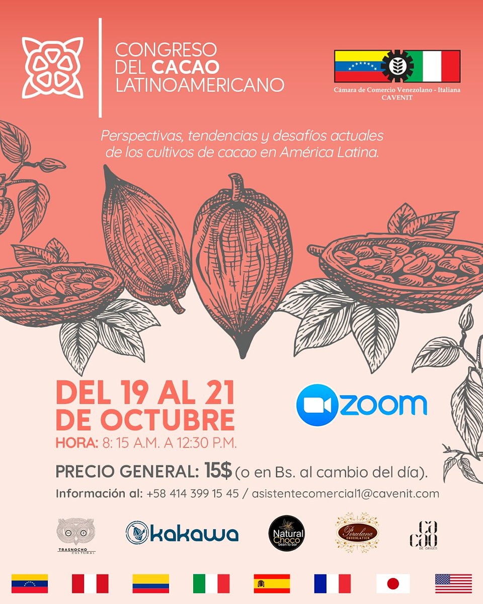 Este #16Oct a las 8:30AM estaremos ofreciendo los detalles del Congreso del Cacao Latinoamericano en #ElToqueDeDiana radio con <a href="/dianacaroruiz/">Diana Carolina Ruiz</a> por <a href="/laromantica889/">La Romántica 88.9</a> #Imperdible 
Escúchenos: laromantica.fm/programacion/