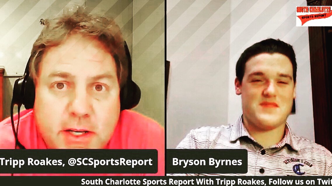 .<a href="/BrysonByrnes/">Bryson Byrnes</a> talking football on South Charlotte Sports Report last night. youtu.be/TbRpB_nS8ow