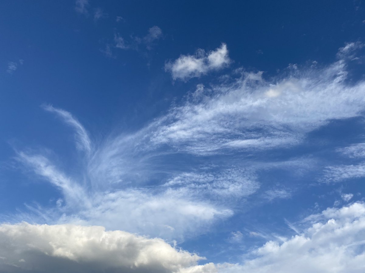 somarisora's tweet photo. 最近の空は神々しくて見上げるのがとっても楽しいです😊🌈💫✨✨ https://t.co/ArDNewEJYU