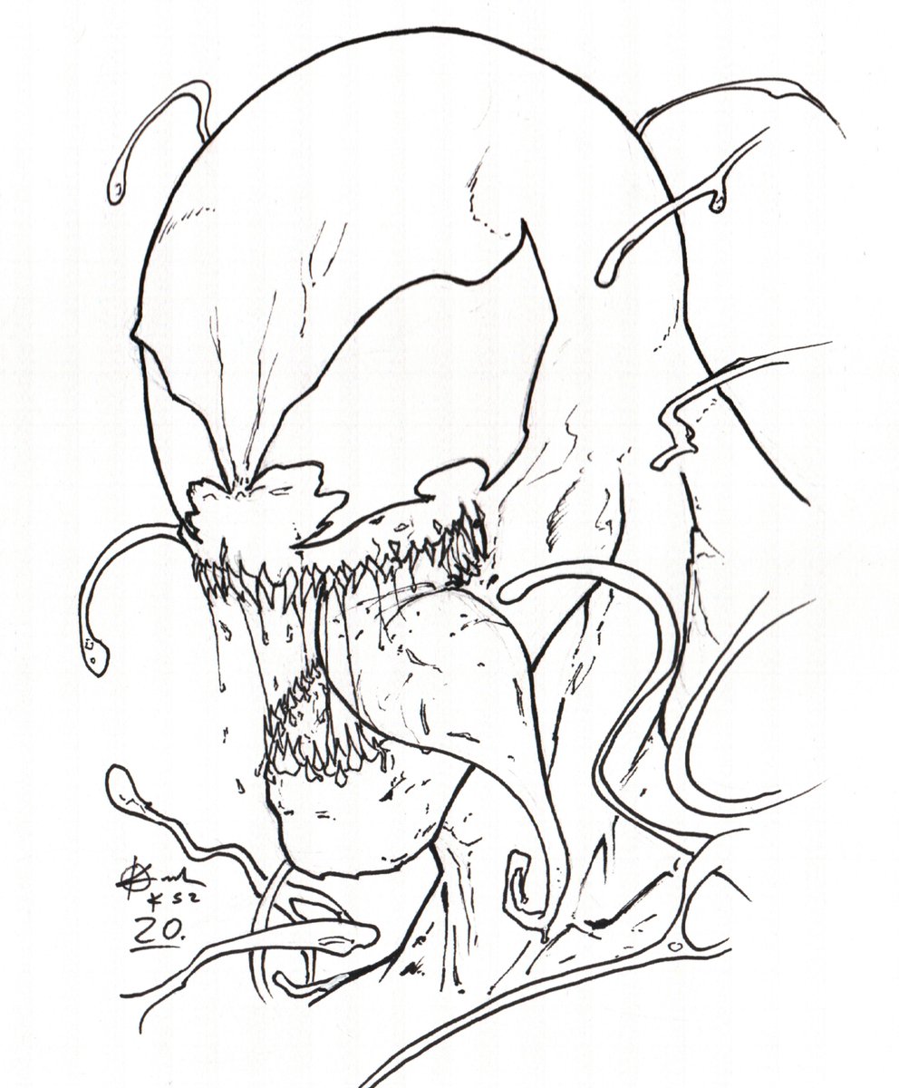 kirkposting's tweet photo. here's some #VENOM from last year. Today we start this twitter account
.
.
.
.
.
.
.
#marvel #spiderman #carnage #comics #comicbookart https://t.co/5K4xHsDjeM