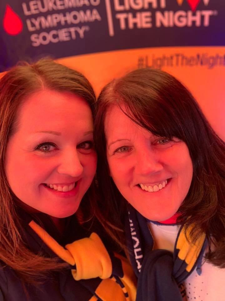 JessicaMBarlow's tweet photo. Attending #LightTheNight virtually this year! Missing my LLS Logistics Committee event crew! 💛❤️ @LLSIowa https://t.co/eeXqsEAIcp
