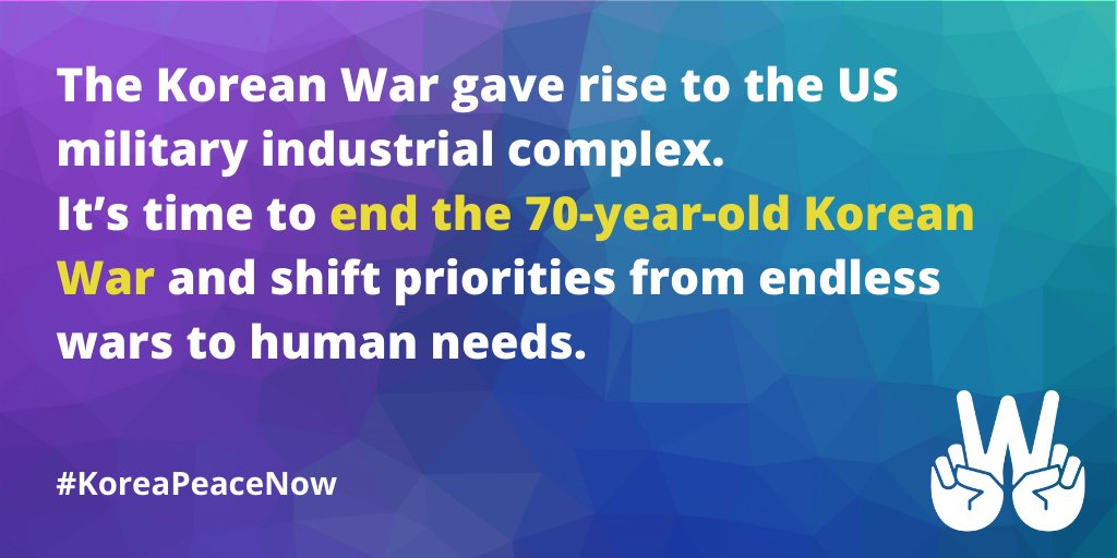 2020 has taught us that the biggest threats to our security—pandemic, climate change, systemic racism—cannot be addressed militarily. We need global cooperation on an unprecedented scale. Ending the Korean War w/ a peace agreement would be a step in the right direction.