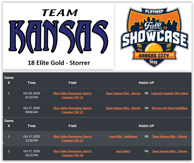 TeamKS18Storrer's tweet photo. Schedule Change for the weekend https://t.co/eJCRykqTtM