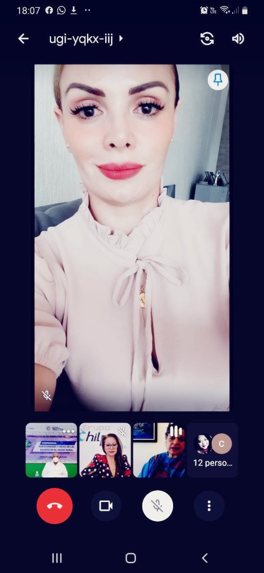 SemujerGro's tweet photo. La secretaria de la Mujer @MairaMartinezp fungió como ponente en la Conferencia: “Participación y Retos de las Mujeres en el Medio Rural”, llevada a cabo de manera virtual en el marco de la Conmemoración del “Día Internacional de la Mujer Rural”, que organizó la @SAGADEGRO https://t.co/PSExj9Daho