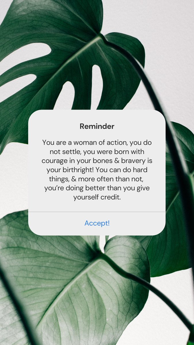 Set Your Alarms 🚨 : You are a woman of action, you do not settle, you were born with courage in your bones &amp; bravery is your birthright! You can do hard things, &amp; more often than not, you’re doing better than you give yourself credit.  #empowered #positiveselftalk #mindset