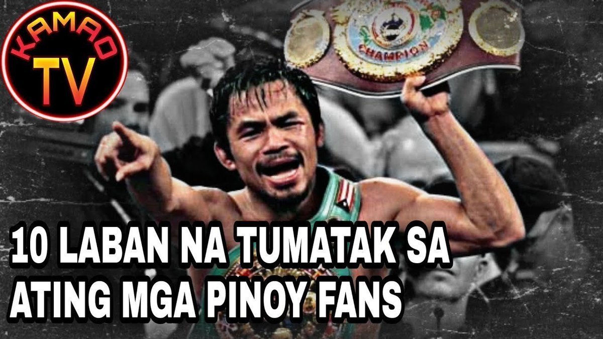 DomoniquePeugh's tweet image. #ConorMcGregorvsMannyPacquiao #mma 10 PINAKA-MAGANDANG LABAN NI MANNY PACQUIAO SA KANYANG CAREER | TOP 10 GREA… – MANNY CONOR dlvr.it/RjhfKS