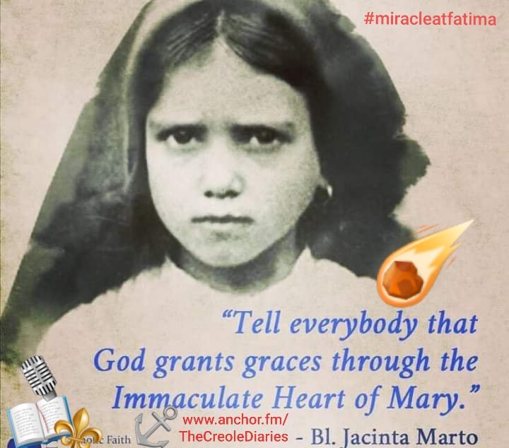 TheCreoleDiary's tweet photo. https://t.co/1LpCTnAU48 ⚓ (S.4.Ep.9&amp;10)
#fatimaspain #miracleatfatima #fatima #childrenoffatima #Prophecy #Revelation #apocolypse #podcast #anchorfmpodcast #Anchorfm #podcaster #podcastlife #journeyingtothegoddess #divinefemininefrequency #Anchor #thecreolediaries #familyoflight https://t.co/LMkHImZVLC