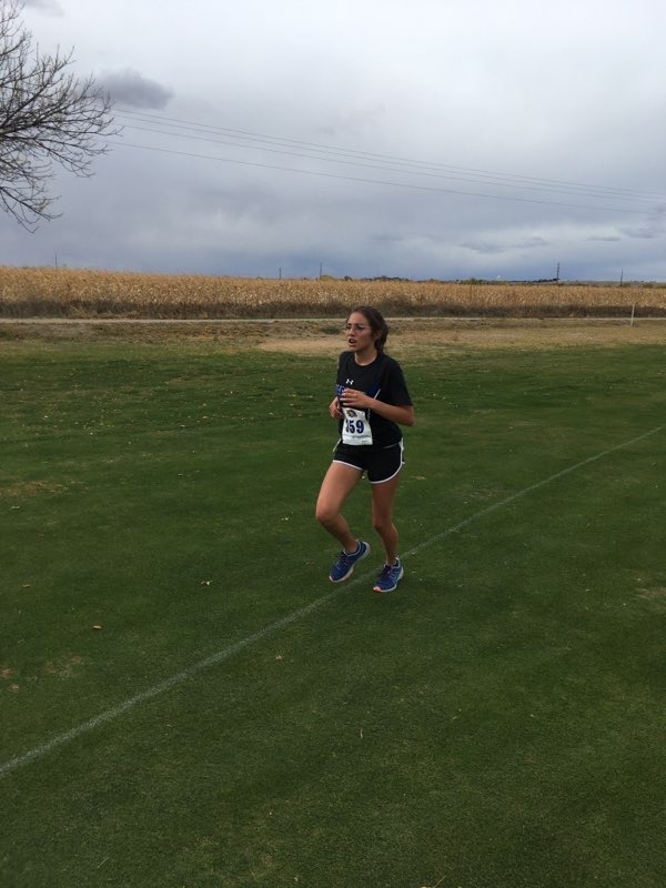 XCHershey's tweet photo. Outstanding performances by the Hershey Cross Country Team at the C-5 District Meet at Ogallala! Girls had their best races of the year! Boys finished 7th as a team with multiple season and personal best times! Matt broke his school record &amp; qualified for state! #hersheypanthers https://t.co/9NZbhYMOvC