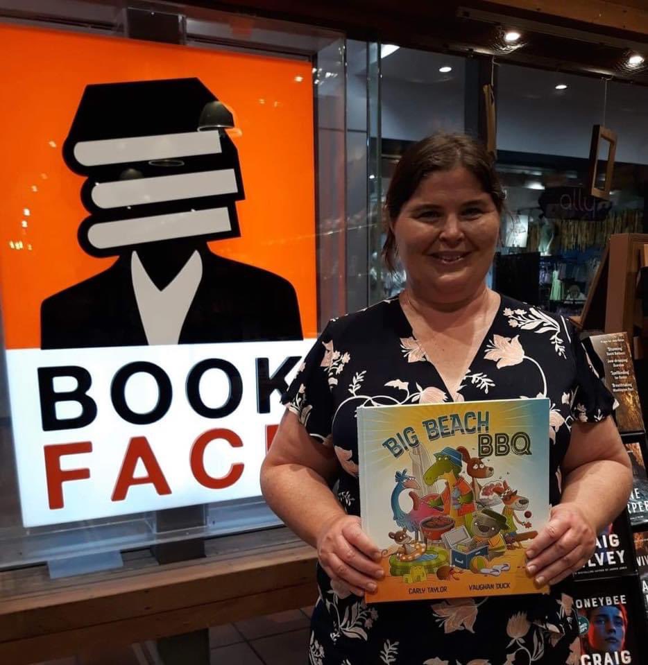 carlytaylor1981's tweet photo. The amazing people at Book Face Erina and the CBCA Central Coast Sub-branch held a mini-launch for me last night! It was amazing!! Such an awesome bunch of people and a gorgeous shop! #supportlocalbookshops 
#Bookshop #BBQ #CBCA @CBCANSW @CBCANSW @VaughanDuck https://t.co/8QHv64Y2Yp
