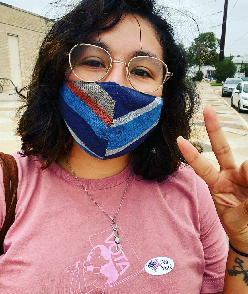 NLC_Austin's tweet photo. Check out board member Cassie casting her vote today! Do you have a voting plan yet? Check the link in our bio for polling locations. And stay tuned... we have some news coming your way tomorrow 🤭
.
.
.
.
#nlcatx #nlc #nlcaustin #nlc2020 #nlctexas #… https://t.co/OIkjicpEdg https://t.co/h8iCgOhPq1