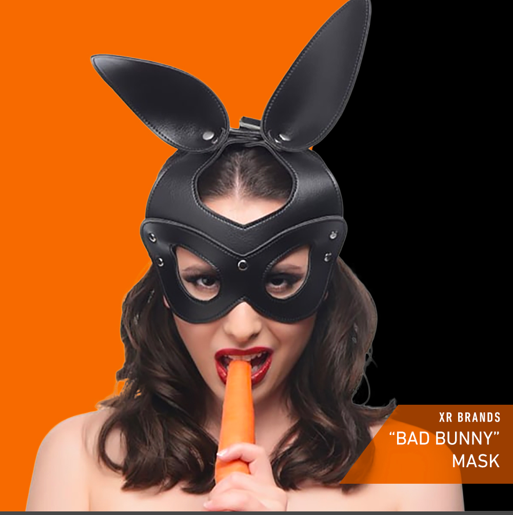 Looking for an easy costume idea? Romantix is your GO-TO spot for kinky ideas. This BDSM 'Bad Bunny' mask is an ultra kinky way to make your halloween you'll never forget.