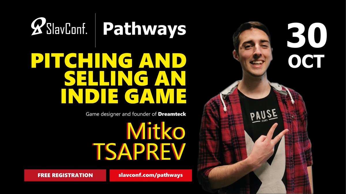 slavconf's tweet photo. @mitkoexe is joining @slavconf! He is a Game Designer and Founder of @dreamteckstudio.
Join the event: https://t.co/GLtSsogLSZ
#game #gaming #pathways #pitching #selling #indiegame #sellgames #slavconf #Ⱄ https://t.co/TplRhBaEm7