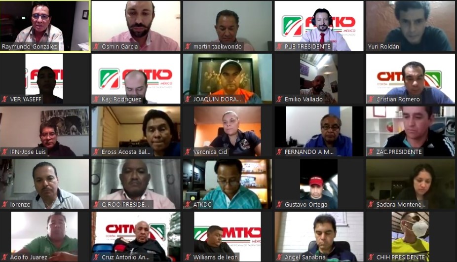 La #FMTKD sostuvo una reunión con el Comité Covid, con los presidentes de Asociación, y con el médico infectólogo, Yuri Roldán, para planear una reunión con los miembros afiliados, donde se les explicará a fondo sobre esta enfermedad, y qué hacer en caso de tener algún síntoma.