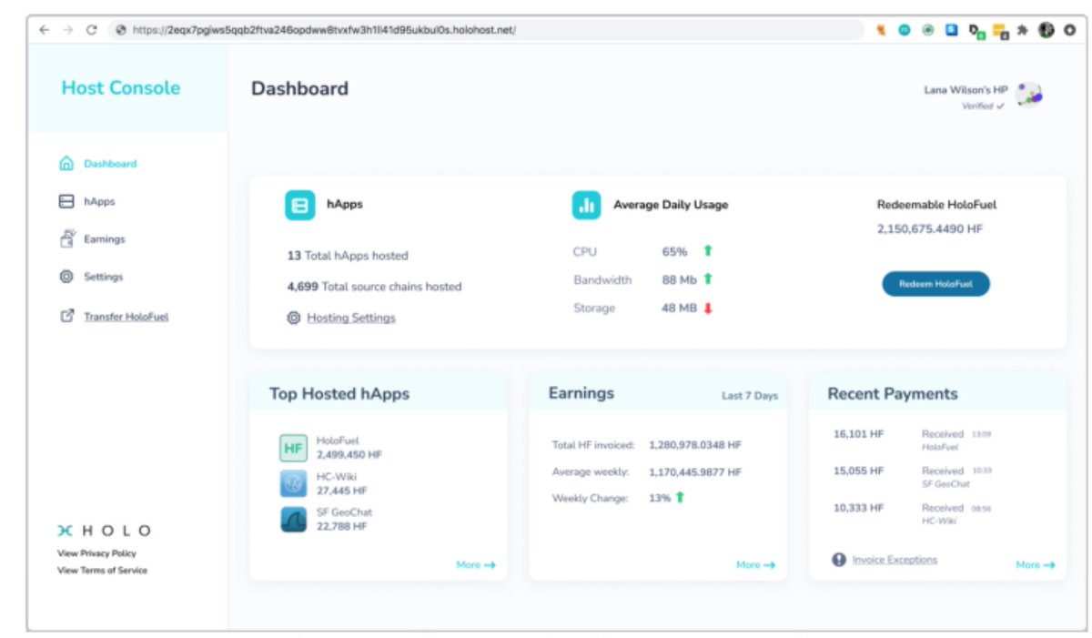 Tel_Wilcox's tweet image. Soon be earning daily #holofuel and selling it on exchanges …. @holochain will deliver decentralized application that provide built-in security, privacy and resilience👍 Thank you @H_O_L_O_ for all your work making this dream a reality🙏
#nextnet #crowdiscloud #web3 #holo