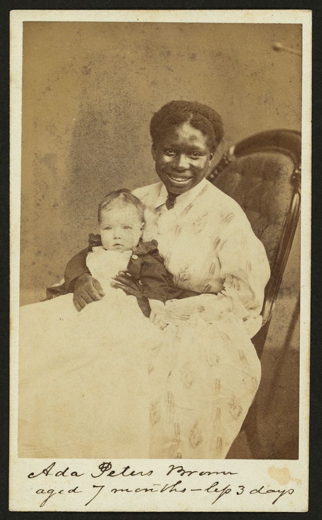 We don’t know her name, because she was invisible to the people who paid for the sitting on Chestnut Street in Philadelphia, and distributed copies of the portrait to friends and family. We know the baby’s name, and her age - to the day.Looking at her, wondering how her life