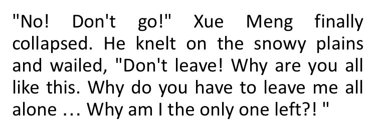 okay but . can xue meng please stop hurting ,,,,,,, i’m really sad it’s not funny anymore