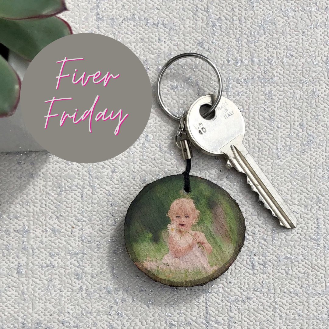 Fiver Friday Deal

Today only and exclusively to my <a href="/etsy/">Etsy</a> shop, I am running a #FiverFriday deal on these gorgeous wood slice keyrings, personalised with your favourite photo.

Orders yours today!

etsy.me/3782yGF