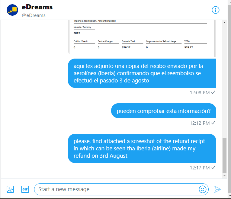 BohorqCab's tweet photo. #FelizViernesATodos y aquí os dejo la historia de mi @eDreamsnitemare tras 7 meses luchando por recuperar mi dinero. @eDreams dejaros de mentiras y devolvedme mi dinero!! A mi y los miles de personas estafadas 😡#DiaMundialDeLaAlimentac #Lonely #LaCafeteraLasGrescas @La1_tve https://t.co/0emDROxAh7