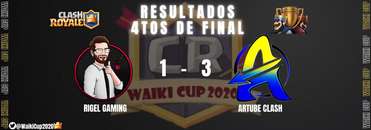 WaikiCup's tweet photo. #Resultados #4tos De Final 🏆
Cual fue el mejor enfrentamiento?
#Torneo #WaikiCup #CasterEdition https://t.co/V1W633qZPr
