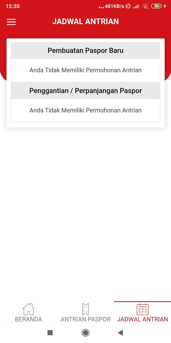 Heydarderdor's tweet photo. @kanimbandung halo, saya barusan daftar antrian utk perpanjangan paspor namun mengapa di jadwal antrian tidak muncul ya? https://t.co/RRZh4vrGvm