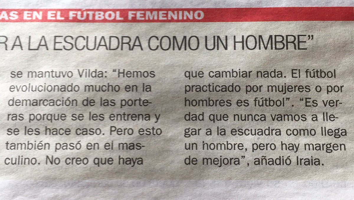 pienso que las dimensiones del campo, las porterías y las reglas  deben ser las mismas para tod@s. Al final es deporte tanto si lo practica un hombre o una mujer... en otros deportes como el #padel pista y reglas son las mismas y el espectáculo sigue garantizado