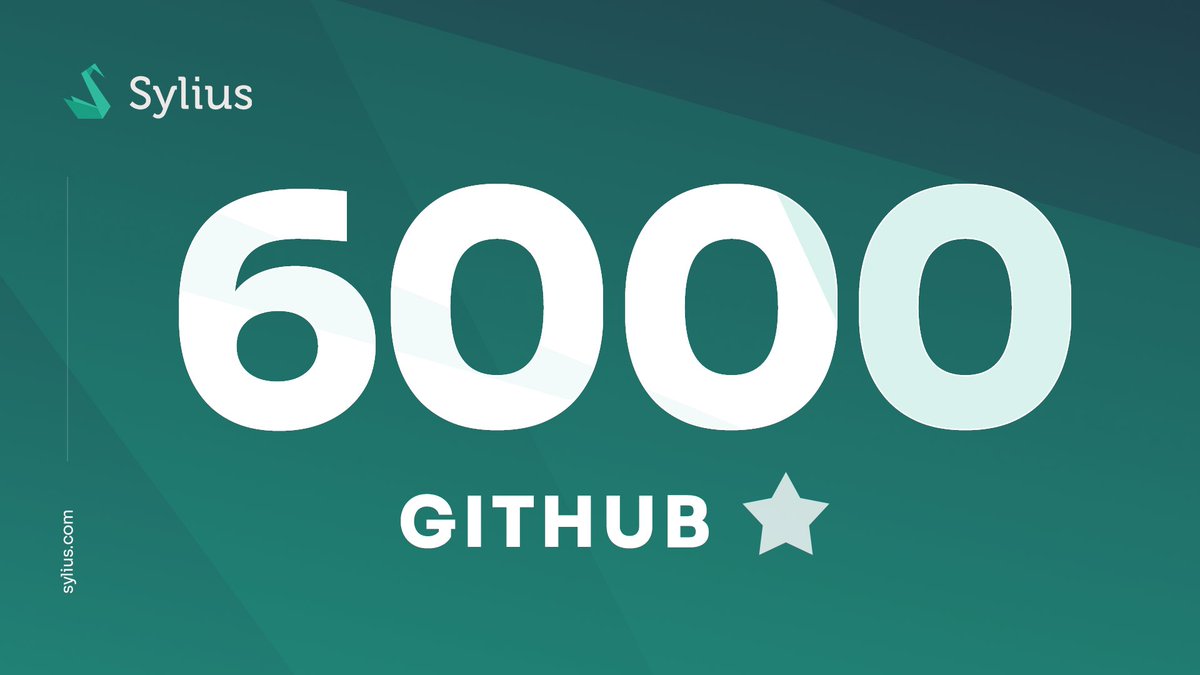 Sylius's tweet image. Last week #Sylius reached 6000 stars on @github! Big thanks to our amazing #community for support. 

Join us and contribute to make Sylius even better ➡️ bit.ly/2HeFESM

#symfonyecommerce #ecommerce #github #bestofbreed #opensource #opensourceecommerce