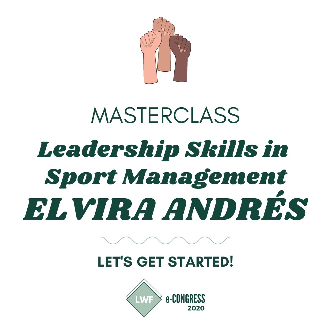 LWFplatform's tweet photo. 🌟 WE’RE LIVE!  
👉 Go, go, go &amp; join us. 
⚽️ First one, Masterclass by Elvira Andrés @rfef 

Listen to some of the most important professionals in the Sports Industry talking about the presence of women in the sector.

LET'S GET STARTED!! 👏
 
#LWFeCongress #LWF2020 #leadership https://t.co/JIPEdzqgli