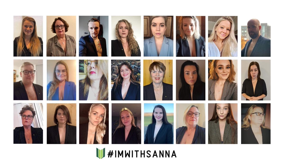 Útlit og klæðnaður kemur hæfni og getu einstaklinga ekki við. Öll eiga rétt á því að láta í sér heyra og klæðast því sem þau vilja. Við stöndum með Sönnu. #imwithsanna