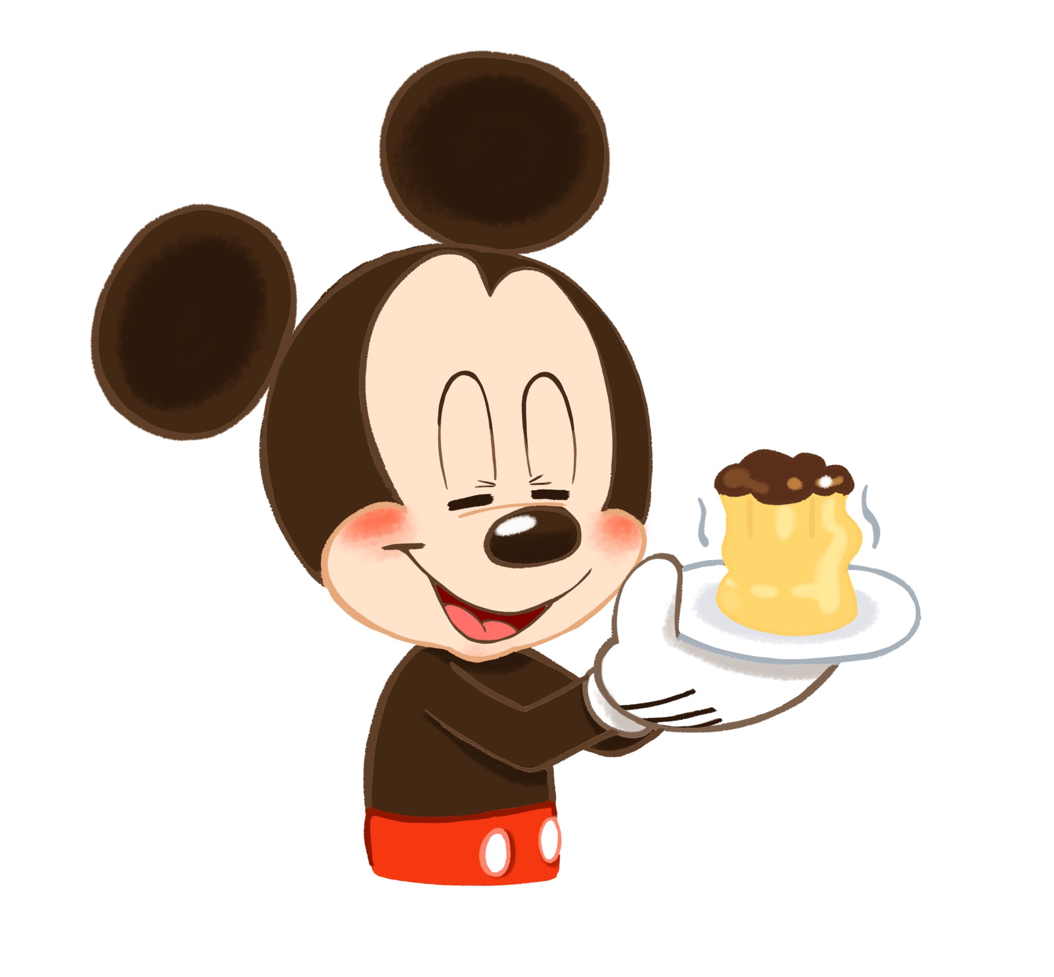 ぱずる 題 プリンを揺らすミッキーのイラスト いらすとやから学ぶディズニーイラスト T Co 4tyfcplz4p Twitter