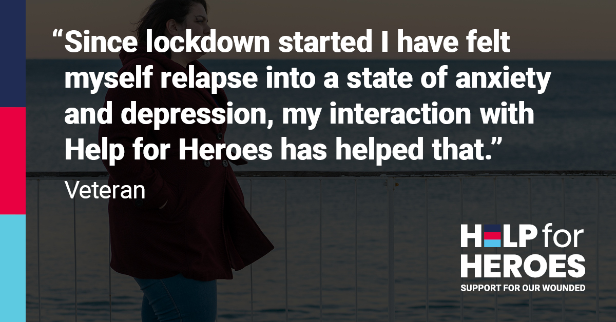 We experienced a surge in demand for our services during lockdown with a 33% increase in those coming forward for #mentalhealth support compared to last year. If you are a wounded veteran looking for support, get in touch with us 👇 https://t.co/iXy31Mg48J #StrongerTogether https://t.co/83lRecZPai