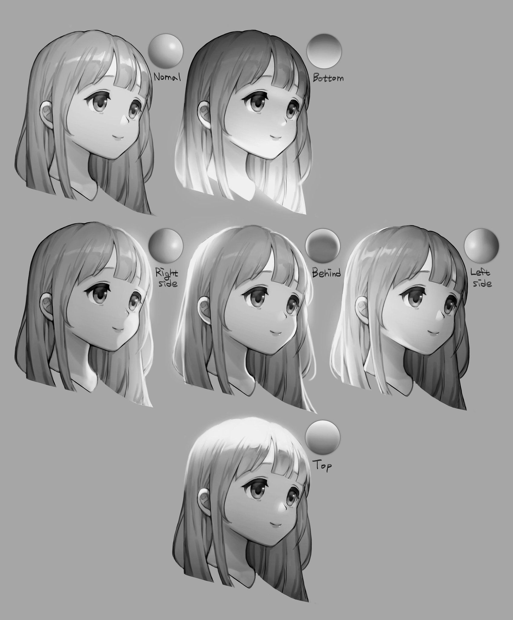 Cubebrush on X: Hair reference by @bluez3619995 Source:   #digitalart #arttutorial #digitalpainting  #howtodraw #fantasyart #artclass #photoshop #art #artwork #speedpaint  #artist #design #tutorial  / X